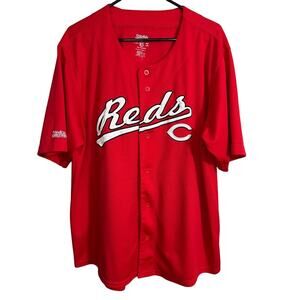 Cincinnati Reds Baseball Jersey Men’s Sz XL Sewn Stitches Brand CLEAN
